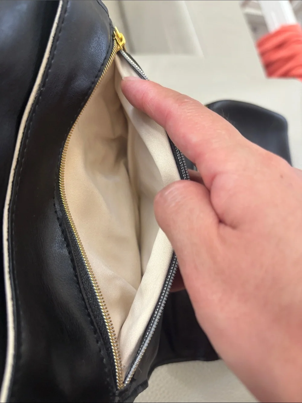 Balenciaga compact leather